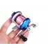 Mini Metal Bait Casting Spinning Reel Ice Fishing Reel Fish Water Wheel Baitcast Roller Ice fishing wheel  blue