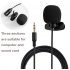 Mini Mic  Microphone Hands Free Clip On Microphone Audio Mic For Computer Laptop Phone Lound Speaker 4 section mobile phone