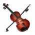 Mini Miniature Violin Model  with Stand and Case Mini Musical Instrument Ornaments  With violin case
