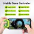 Mini Mobile Phone Game Controller Intelligent Gun pressing Joystick Handle for Android IOS Green