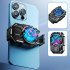 Mini Mobile Phone Radiator Chicken eating Game Cooler Portable Built in Battery Peripherals Air cooled Cooling Fan rechargeable
