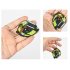 Mini Motorcycle Key Ring Fashion Design Rubber Keychain Pendant for Key Decoration A