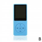 Mini Mp3 Player Mp4 E-book Recording Pen Fm Radio Multi-functional Electronic Memory Card Speaker With Charging Line Headphones blue
