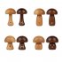 Mini Mushroom Night Lamp USB Charging Touch Switch Dimmable LED Mushroom Table Light Eye Protection