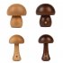 Mini Mushroom Night Lamp USB Charging Touch Switch Dimmable LED Mushroom Table Light Eye Protection