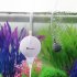 Mini Mute Oxygen Pump for Aquarium Fish Bowl Supplies white
