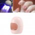 Mini Nail Dryer Egg shaped 4 Lamp Beads Nail Gel Manicure Machine Finger Art Tool Gel Polish Nail Lamp Accessories White A168 1