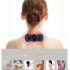 Mini Neck And Cervical Vertebra Massager  Portable Mat For Back And Shoulder Massage  8 Speed 19 Power Adjustable Relief For Arms  Neck  Shoulders  Back Waist R
