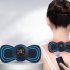 Mini Neck And Cervical Vertebra Massager  Portable Mat For Back And Shoulder Massage  8 Speed 19 Power Adjustable Relief For Arms  Neck  Shoulders  Back Waist R