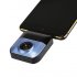 Mini Panoramic Smartphone Camera features both a 360 degree and 220 degree camera  It lets you shoot stunning panorama pictures from your Android phone 
