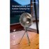 Mini Portable Cooling Fan 360 Degree Rotating 3 Speed Wireless Remote Control Air Cooler With Tripod Black   Remote Control