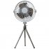 Mini Portable Cooling Fan 360 Degree Rotating 3 Speed Wireless Remote Control Air Cooler With Tripod Black   Remote Control