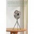 Mini Portable Cooling Fan 360 Degree Rotating 3 Speed Wireless Remote Control Air Cooler With Tripod Black   Remote Control