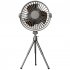 Mini Portable Cooling Fan 360 Degree Rotating 3 Speed Wireless Remote Control Air Cooler With Tripod Black   Remote Control