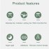 Mini Portable Cooling Fan 360 Degree Rotating 3 Speed Wireless Remote Control Air Cooler With Tripod Gray remote control