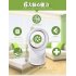 Mini Portable Desktop Bladeless Fan Cute No Fan Leaf Cooler Cooling Fan for Office Study White  US regulations 