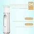 Mini Portable Facial Sprayer Hydration Instrument Handheld Facial Steamer Beauty Moisturizing Humidifier light green