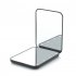 Mini Portable Led Cosmetic Mirror Small Travel Mirror With1X 2X Magnifying And 8 Lights Handheld Square Foldable 2 Sided Makeup Mirror For Women pink