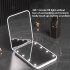 Mini Portable Led Cosmetic Mirror Small Travel Mirror With1X 2X Magnifying And 8 Lights Handheld Square Foldable 2 Sided Makeup Mirror For Women pink