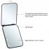 Mini Portable Led Cosmetic Mirror Small Travel Mirror With1X 2X Magnifying And 8 Lights Handheld Square Foldable 2 Sided Makeup Mirror For Women pink
