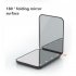 Mini Portable Led Cosmetic Mirror Small Travel Mirror With1X 2X Magnifying And 8 Lights Handheld Square Foldable 2 Sided Makeup Mirror For Women pink