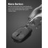 Mini Portable Mouse Wireless Bluetooth compatible Rechargeable Dual Mode Mouse For Mobile Phone Tablet Laptop Black