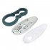 Mini Portable One Touch Automatic Electric Can Tin Bottle Opener Hands Free Jar Can Tin Opener  white
