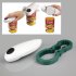 Mini Portable One Touch Automatic Electric Can Tin Bottle Opener Hands Free Jar Can Tin Opener  white