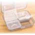 Mini Portable Pill Box Organizer Small Week First Aid Kit for Travel gray