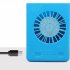 Mini Portable Pocket Fan Neck Hanging USB Charging Outdoor Fan Pink 4 inch
