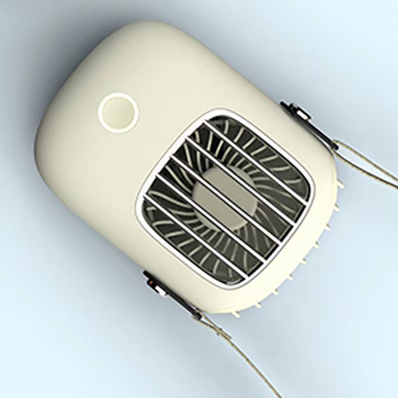 Mini Portable Pocket Fan USB Charging Outdoor Travel Neck Hanging Cooling Fan white_fan