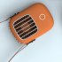 Mini Portable Pocket Fan USB Charging Outdoor Travel Neck Hanging Cooling Fan Orange fan