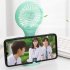 Mini Portable Pocket Fan Usb Cool Air Hand Held Travel Cooler Cooling Mini Fans For Student Dormitory Green