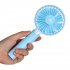 Mini Portable Rechargeable Fan Handheld Mute Tabletop Fan for Home Office Travel X1  white 