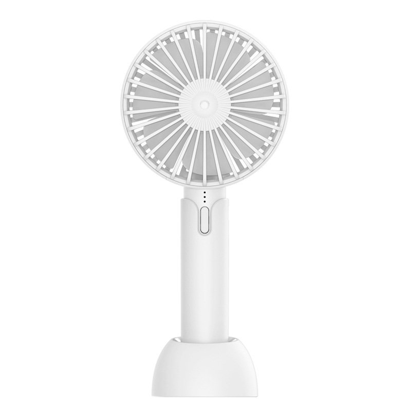 Mini Portable Rechargeable Fan Handheld Mute Tabletop Fan for Home Office Travel X1 (white)