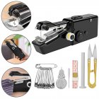 Mini Portable Sewing Machine Handheld Ergonomic Design For Clothes Pants Jeans T-shirts Curtains as shown