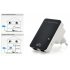 Mini Portable Wireless N Router with 2 4GHz frequency and two LAN Ports is powered via the wall socket
