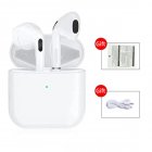 Mini Pro4 Tws Wireless Bluetooth Gaming  Headset Ipx5 Waterproof Suitable For Iphone Pk I12 I11 I9000 Pro4 white