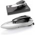 Mini RC Boat Remote Control Toys for Kids Pool or Lake Child Protection Function 888A white