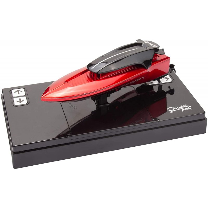 Mini RC Boat Remote Control Toys for Kids Pool or Lake Child Protection Function 888C red
