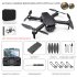 Mini RC Drone with Dual Camera Aerial Photography Brushless Motor Foldable RC Quadcopter A 1 Battery