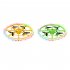 Mini RC Drone with LED Light Smart Altitude Hold Obstacle Avoidance Remote Control Quadcopter Green Foam