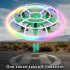 Mini RC Drone with LED Light 2 4g 360 Degree Rotation Headless Mode Fixed Altitude Remote Control Quadcopter Black