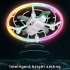 Mini RC Drone with LED Light 2 4g 360 Degree Rotation Headless Mode Fixed Altitude Remote Control Quadcopter Black