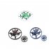 Mini RC Drone with LED Light 2 4g 360 Degree Rotation Headless Mode Fixed Altitude Remote Control Quadcopter Black