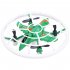 Mini RC Drone with LED Light 2 4g 360 Degree Rotation Headless Mode Fixed Altitude Remote Control Quadcopter Black