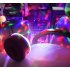 Mini RGB Light USB Rechargable Voice Activated Rotating Car Disco Stage Party Magic Lamp charging
