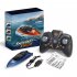 Mini Rc  Boat 5km h Radio Remote Controlled High Speed Ship With Led Light Palm boat Summer Water Toy Pool Toys Models Gifts Green