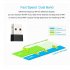 Mini Receiver Transmitter Dual band Ac600mbps Wireless Network Card 2 4g and 5 8g Wireless Wifi Receiver Transmitter black