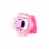 Mini Remote Control Car Watch Toys Usb Charging Electric Alloy Car Toys Birthday Gift For Boys Girls Metal Pink